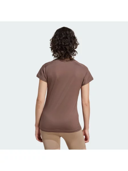 Koszulka AEROREADY Train Essentials Minimal Branding V-Neck biała