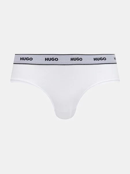 Nohavičky HUGO TRIPLET BRIEF STRIPE biela