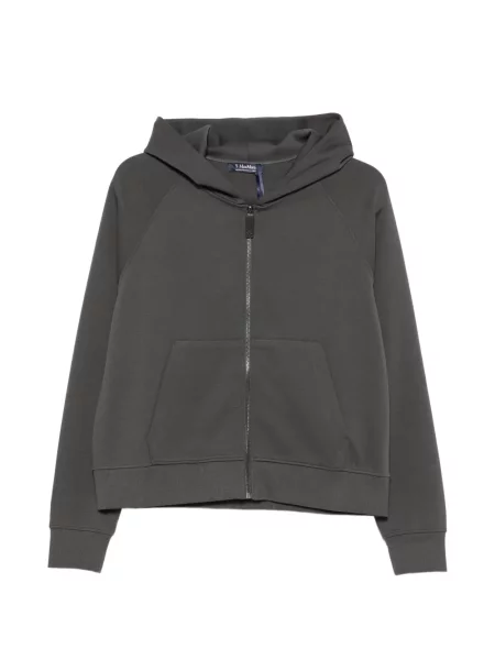 Mikina s kapucňou 's Max Mara sivá