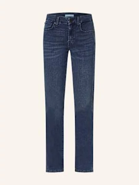 7 For All Mankind Jeansy Straight Kimmie blau