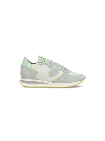 Buty do biegania Philippe Model zamszowe do biegania zielone