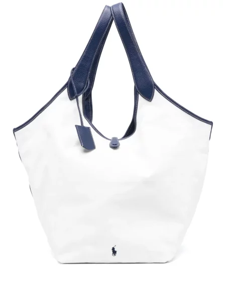 Pruhovaná plátěná košile Polo Ralph Lauren modrá