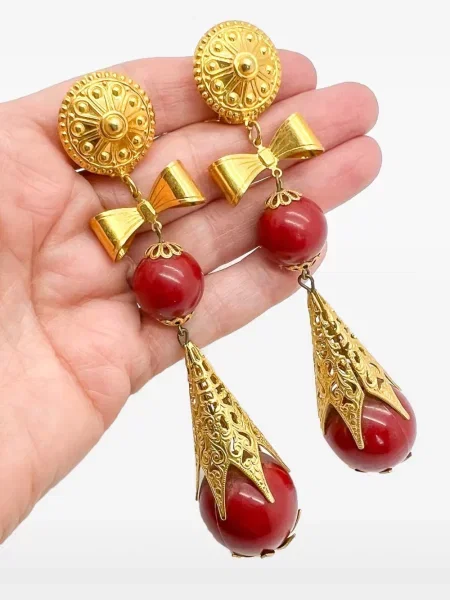 Σκουλαρίκια Jennifer Gibson Jewellery χρυσό