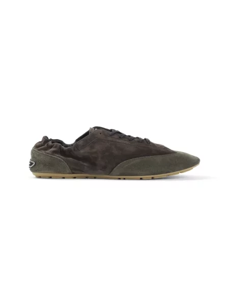 Sneakersy Saint Laurent skórzane szare