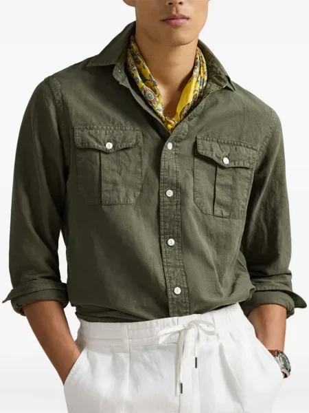 Czapka z daszkiem Polo Ralph Lauren w kratkę z twillu biznesowa niebieska