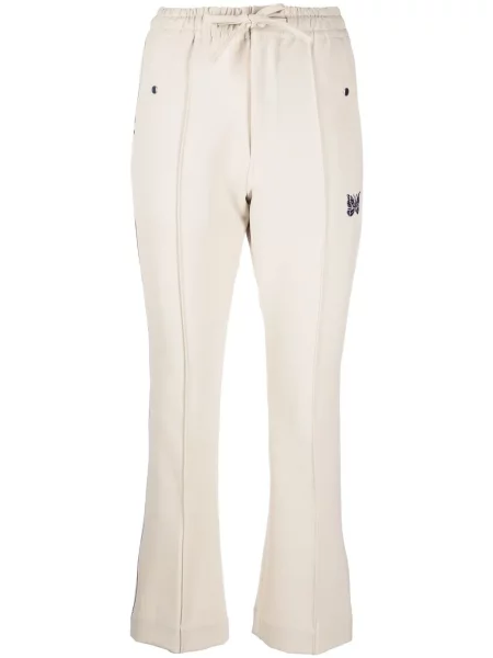 Pantaloni Needles cu broderie evazate alergare