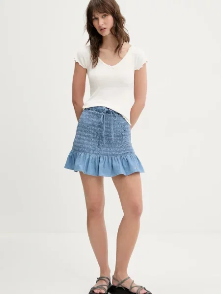 Tommy Jeans Tričko béžové