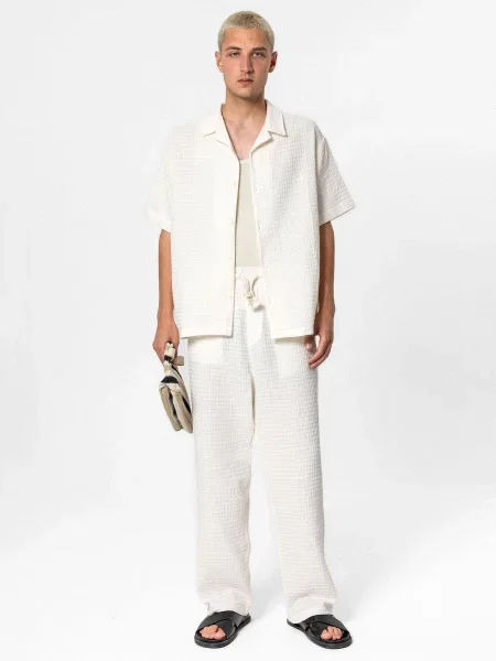 VAMOS CLO Kalhoty offwhite