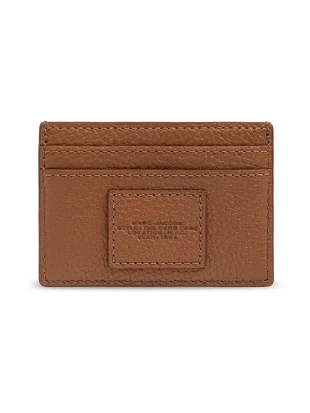 MARC JACOBS etui na karty skórzane THE CARD CASE brązowy