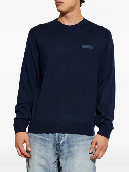 Pulover Givenchy cu autograf albastru