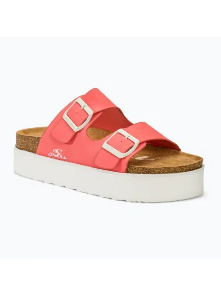 Дамски чехли O'Neill Platform Low brighr coral розово