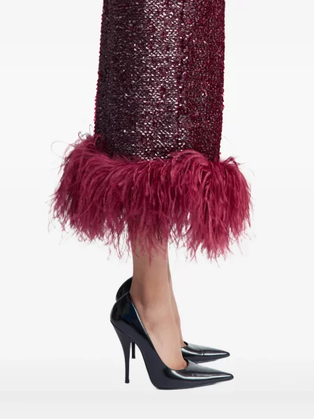 Rochie midi 16arlington până la genunchi de costum roșu