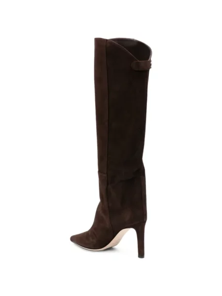 Μπότες Jimmy Choo σουέτ καφέ