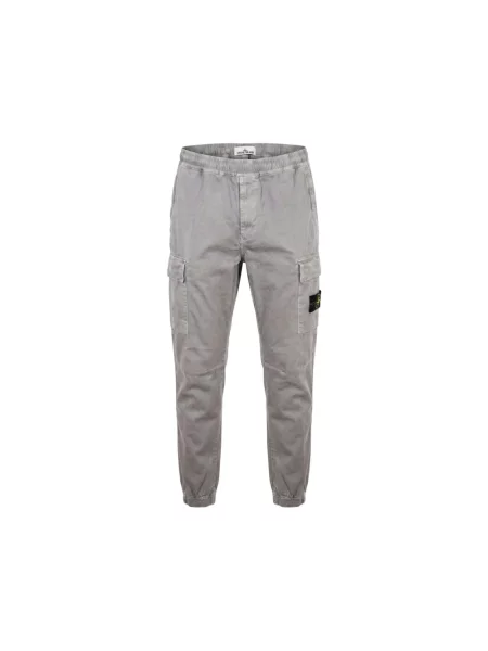 Spodnie cargo Stone Island z kamieniami szare