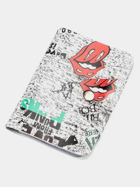 Кожаный кошелек Shvigel белый