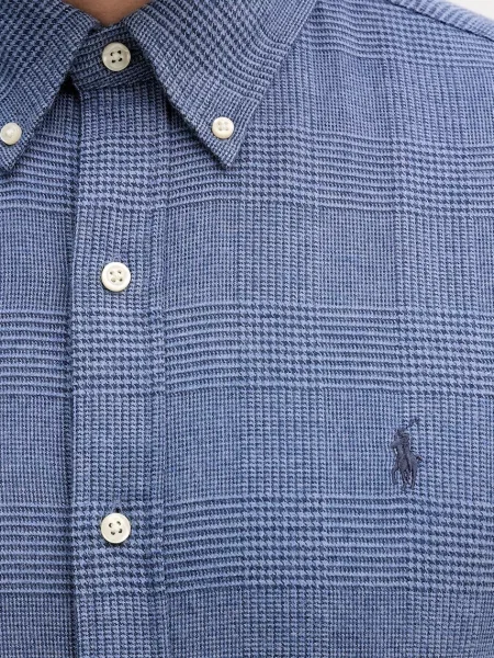 Сорочка Polo Ralph Lauren regular комір button-down синій