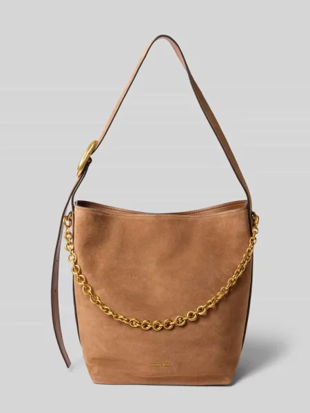 Torebka ze skóry z aplikacją z metką model NOLITA' Michael Michael Kors