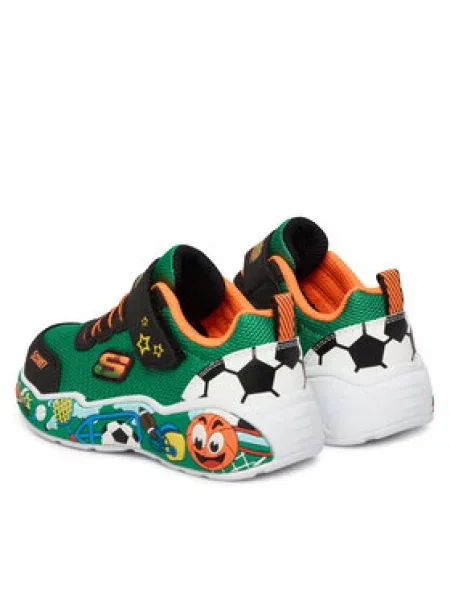 SKECHERS Niske tenisice PLAY SCENE žuta narančasta / crna zelena