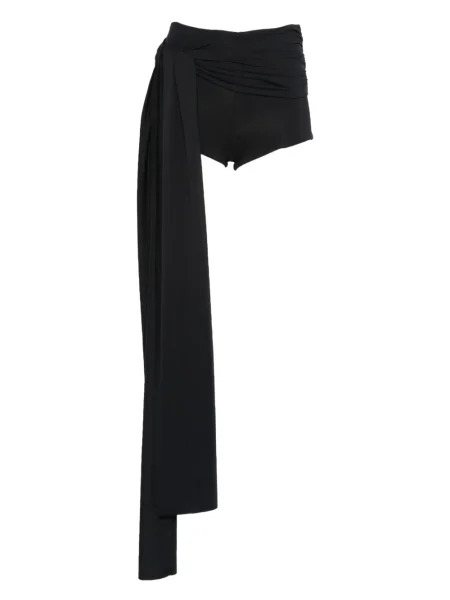Pantaloni scurți Axel 113 drapate negru