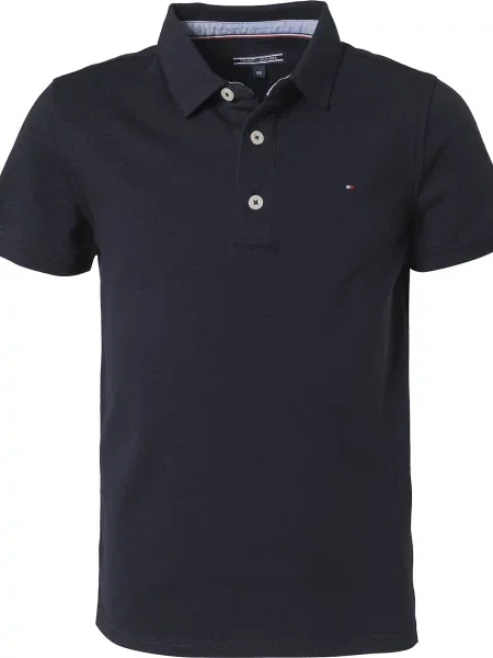 Tommy Hilfiger Polo majica S Mornarsko modra bela