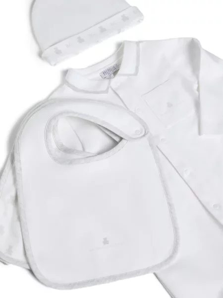 Czapka dziecięca Brunello Cucinelli biała