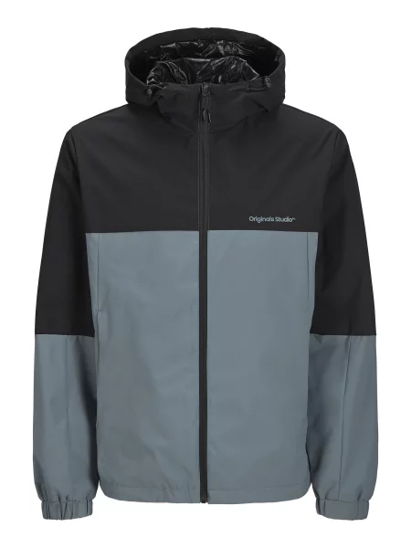 JACK & JONES Geacă de primăvară-toamnă gri negru