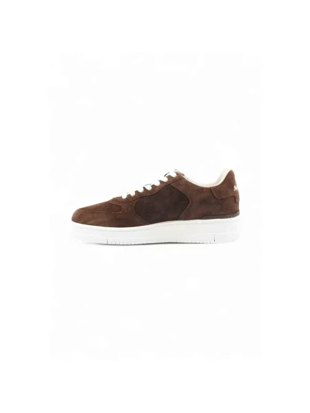 Sneakersy Ralph Lauren skórzane brązowe