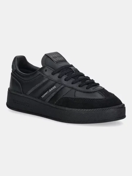 Tommy Jeans sneakers THE GREENWICH EDGE FLATFORM negru
