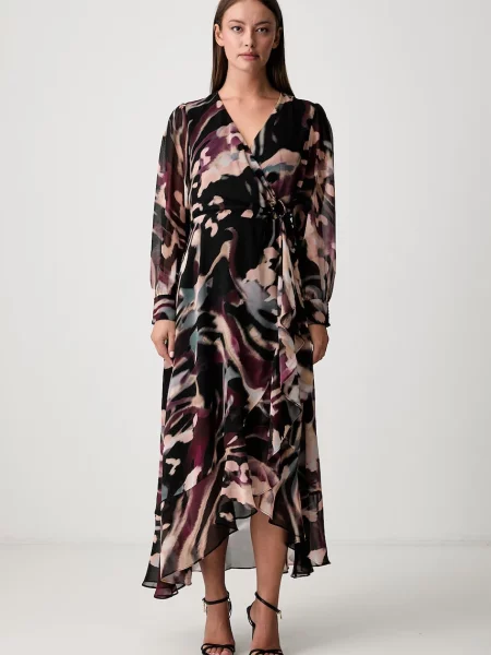 Joseph Ribkoff rochie evazată negru