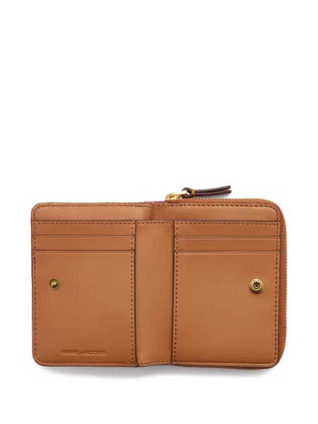 Portofel Marc Jacobs cu dungi cu imagine roșu