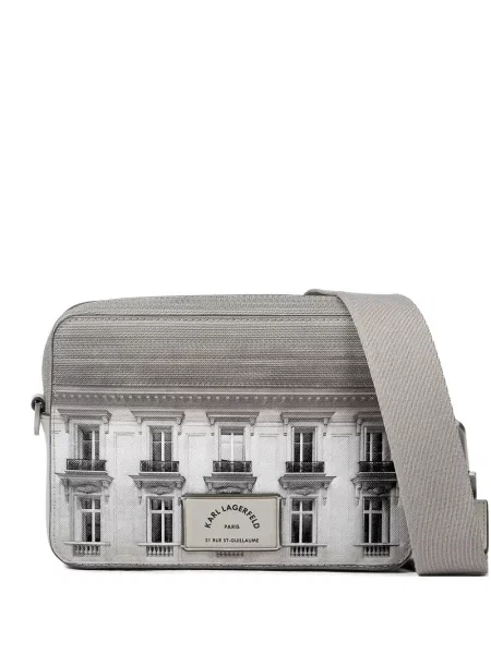 Geantă crossbody Karl Lagerfeld gri