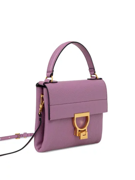Mini satchel torba Coccinelle ljubičasta