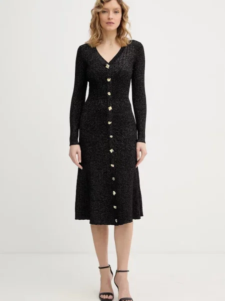 Guess Rochie tricotată negru