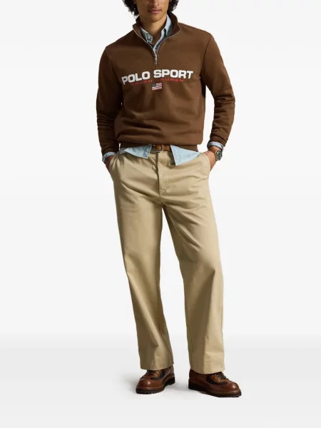 Șosete Polo Ralph Lauren cu broderie în carouri de flanelă verde