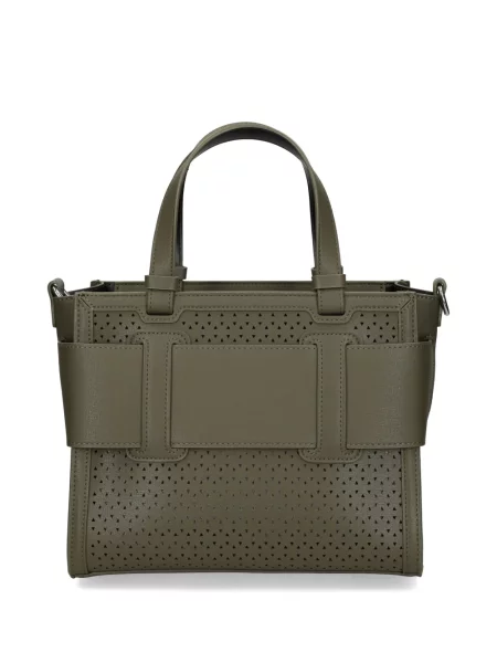 Geantă shopper Armani Exchange cu autograf verde