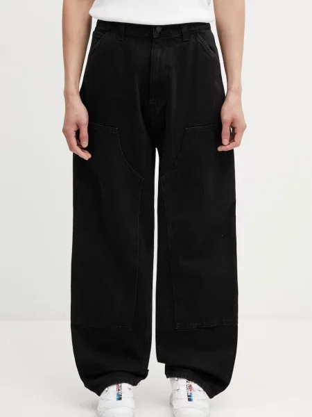 Carhartt WIP OG Double Knee Pant spodnie boyfriend czarne