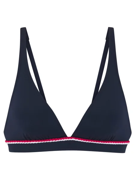 S.Oliver Sutien costum de baie albastru marin / roșu alb