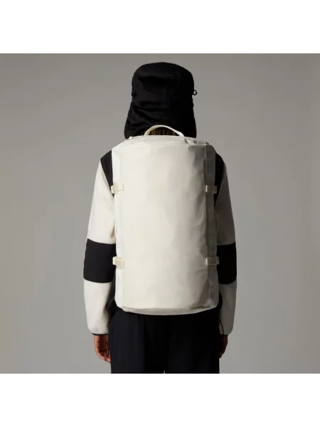 Torba podróżna The North Face Base Camp Duffel S 50 l white dune/white beżowa