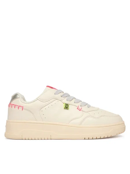 Sneakers Geox J Lestrella Girl D Écru