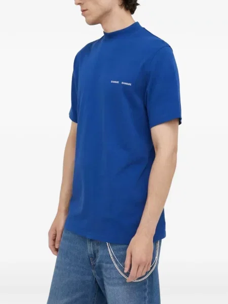 Tricou Samsøe Samsøe cu autograf albastru