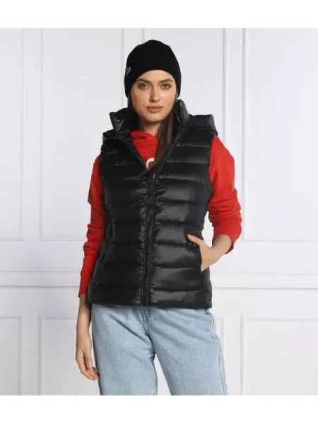 Calvin Klein Szteppelt mellény ESSENTIAL fekete