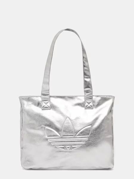 Adidas Geantă Shopper Metallic Pu Bag Argintiu
