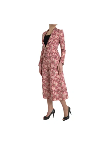 Kombinezon Dolce And Gabbana w kwiatki różowy
