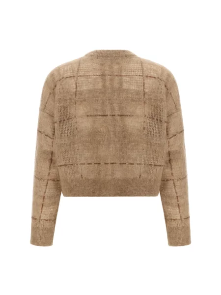 Sweter Brunello Cucinelli beżowy