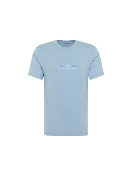 Tricou Mustang cu imagine albastru
