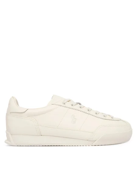 Sneakerși Polo Ralph Lauren din piele alb