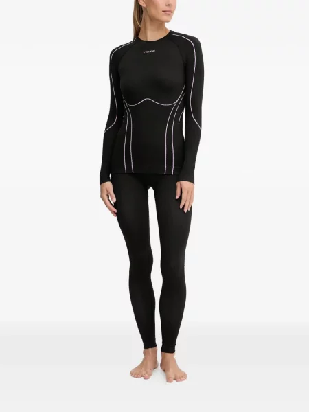 Lung top Viking negru