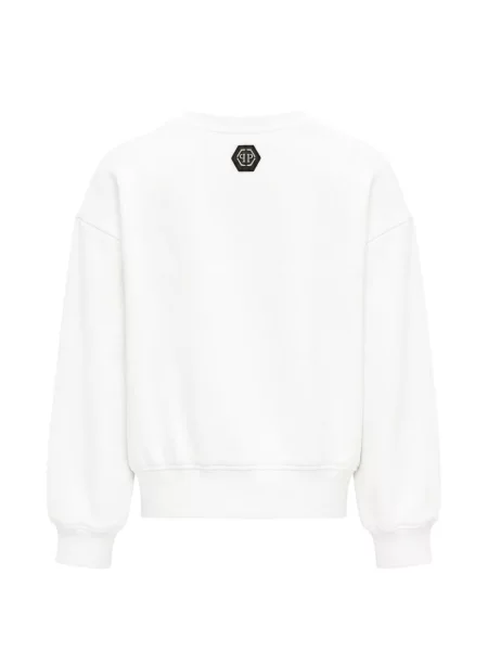 Sweter dziecięcy Philipp Plein biały