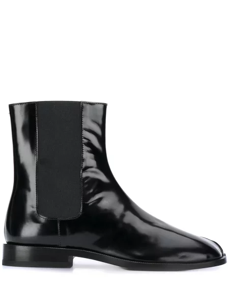 Botine chelsea Maison Margiela din piele negru