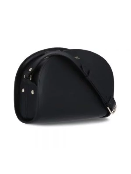 Torebka skórzana A.p.c. skórzana czarna